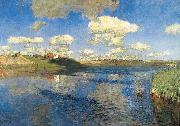 Isaac Levitan Lake. Russia Germany oil painting artist